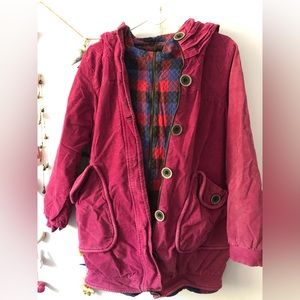 Big bow tie red coat